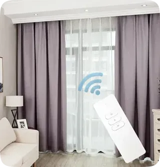 Smart Motorized Drapes Dubai