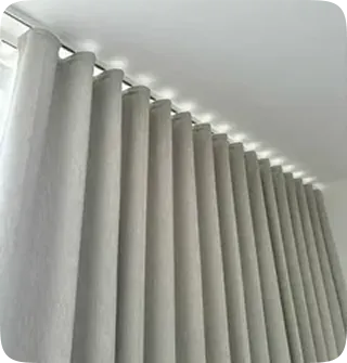Modern Wave Curtains Dubai