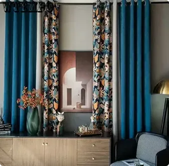 Pleated Blackout Curtains Dubai