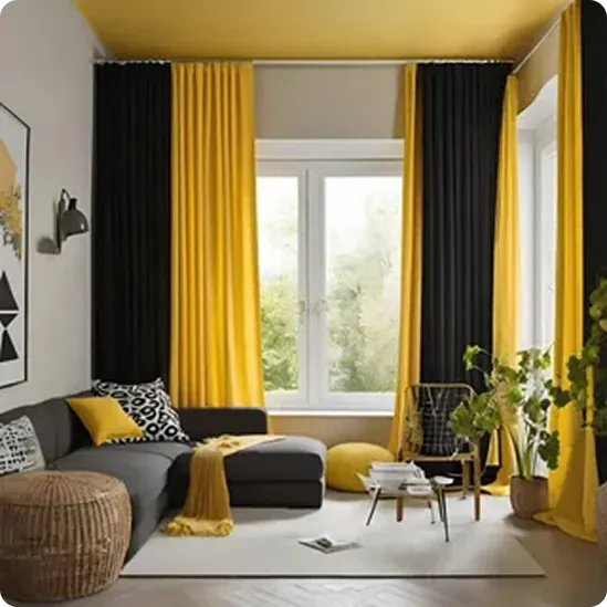 Living Room Curtain Style